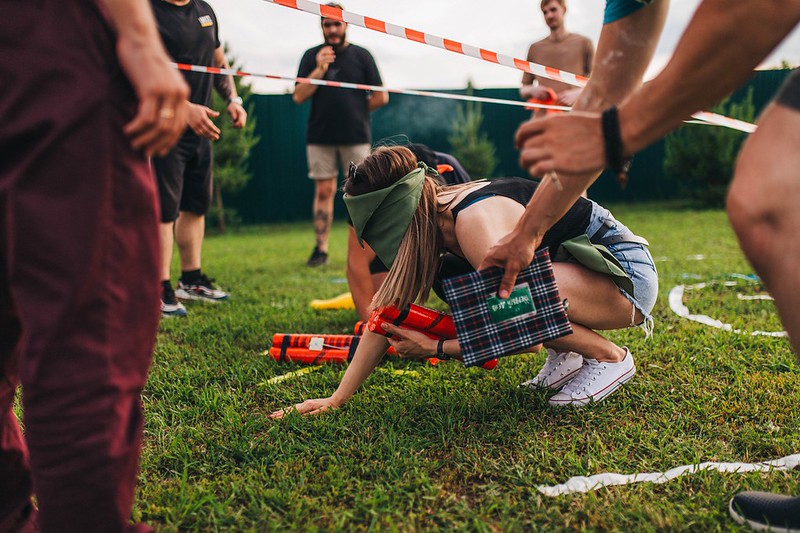 Тимбилдинг на свежем воздухе в Тюмени ко Дню строителя