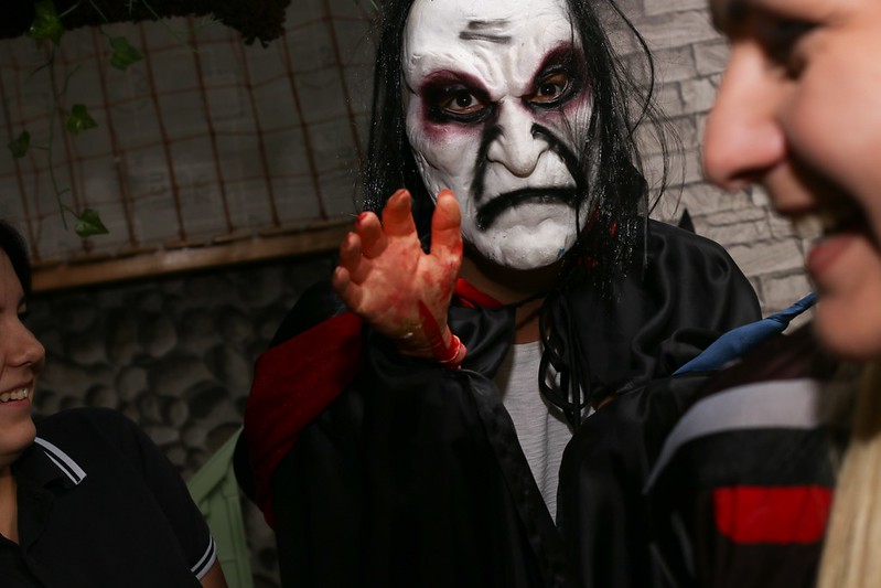 Тыквенные фонари и декорации для квеста на Хэллоуин в Tyumen