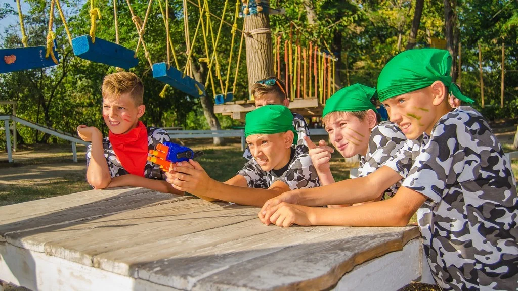 Необычное место «Веревочный парк».